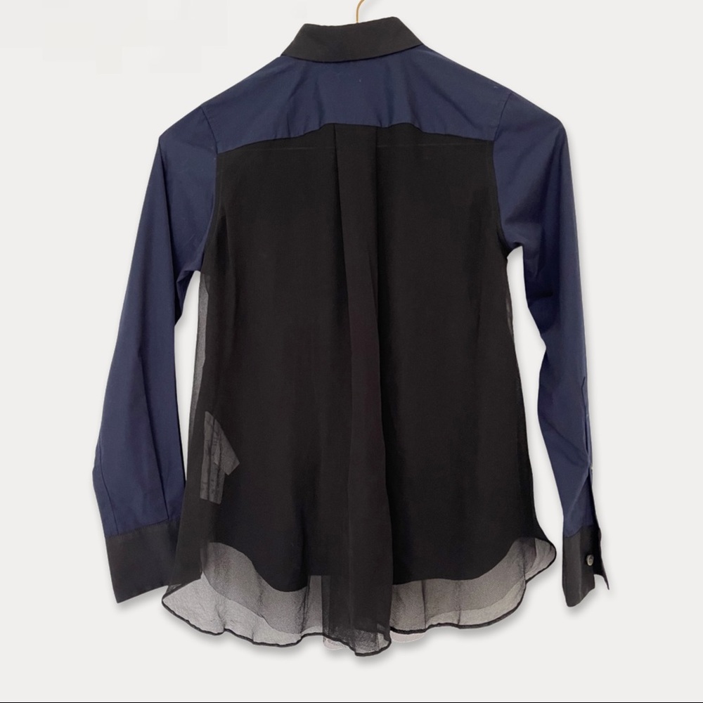 SACAI LUCK Colorblock Shirt - Picture 2 of 4